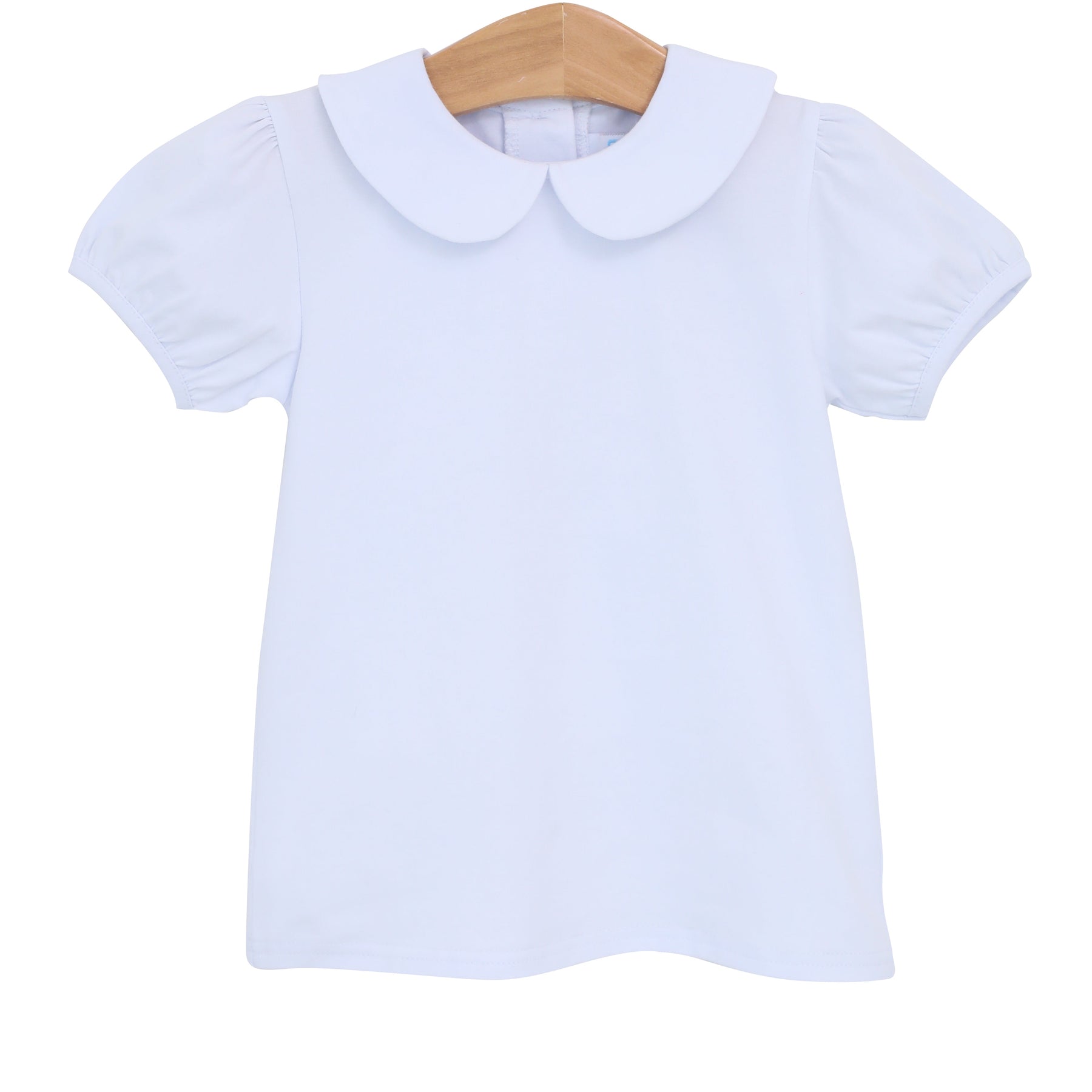 Peter Pan Collar Top: Navy & White