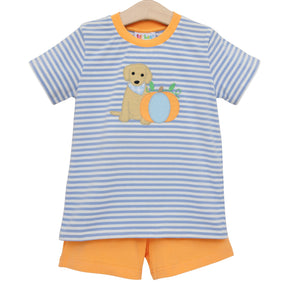 Pumpkins and Paws Short Set