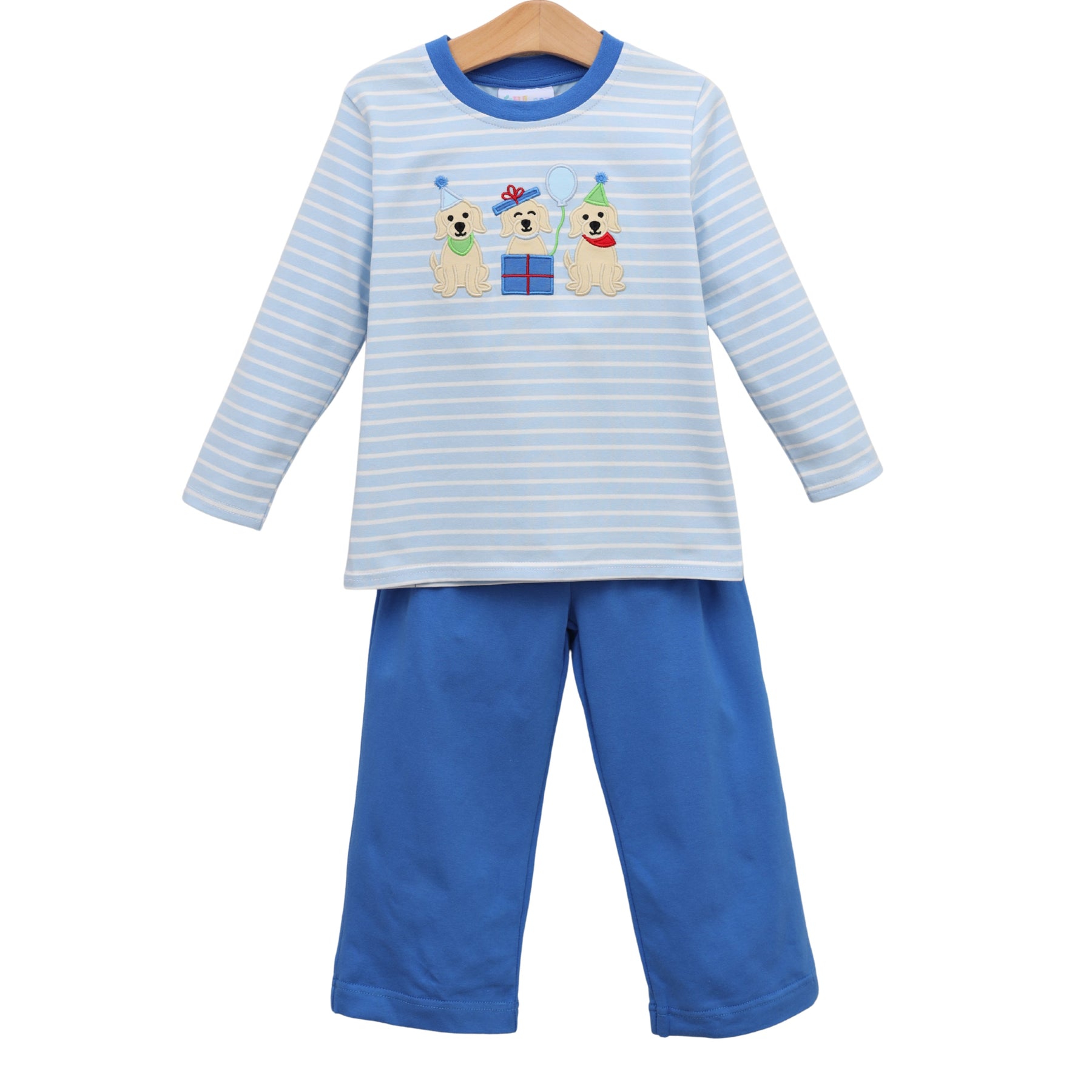 Puppy Party Pants Set