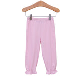 Ruffle Bloomer Pants- Light Pink Stripe