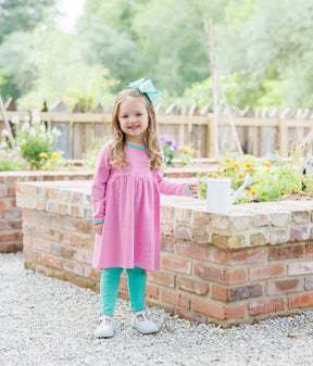 Sadie Pant Set- Pink Stripe / Mint