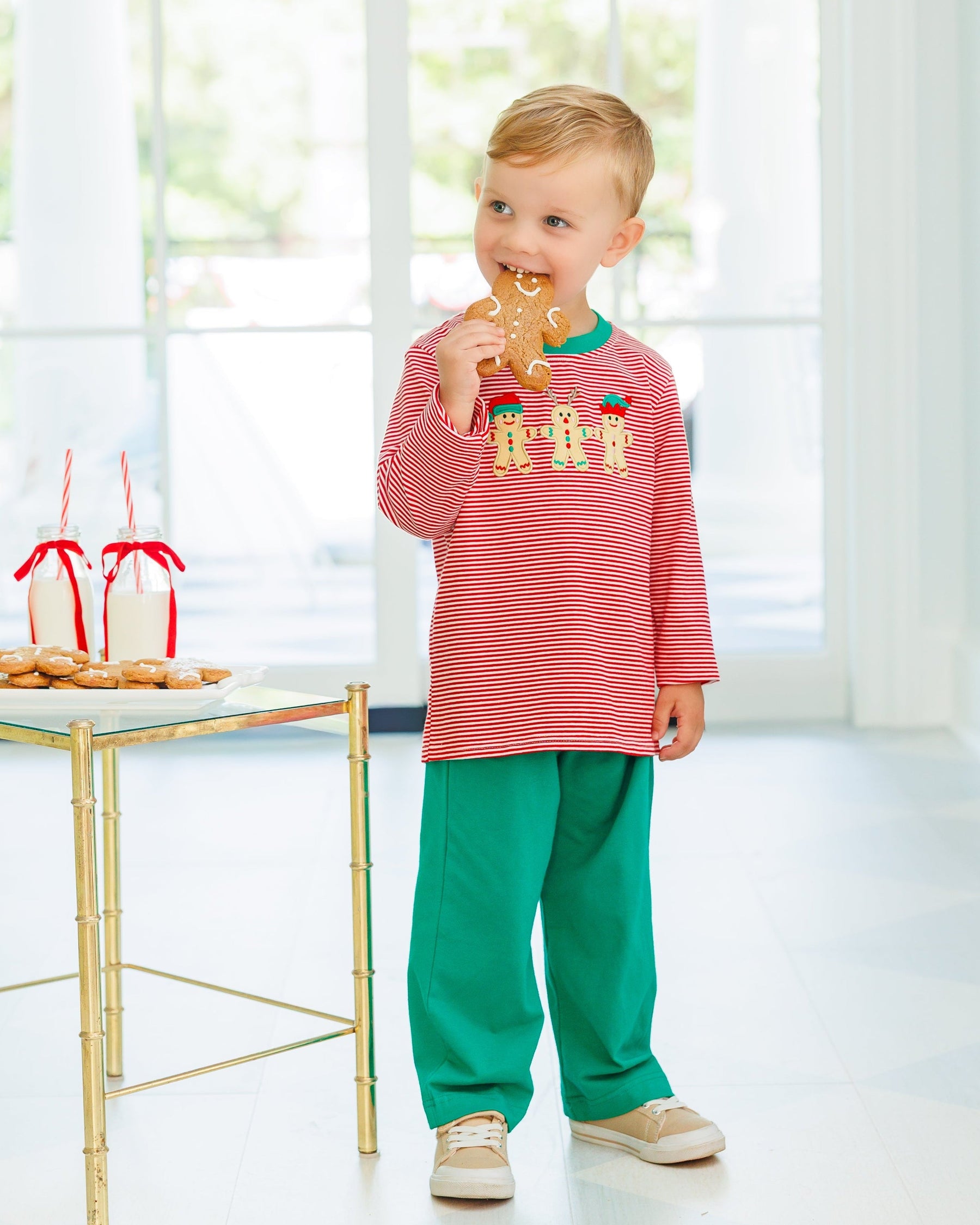Santa's Sweet Helpers Pants Set