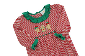 Santa's Sweet Helpers Ruffle Romper