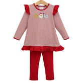 Santa's Treats Ruffle Pants Set