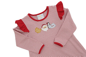 Santa's Treats Ruffle Pants Set