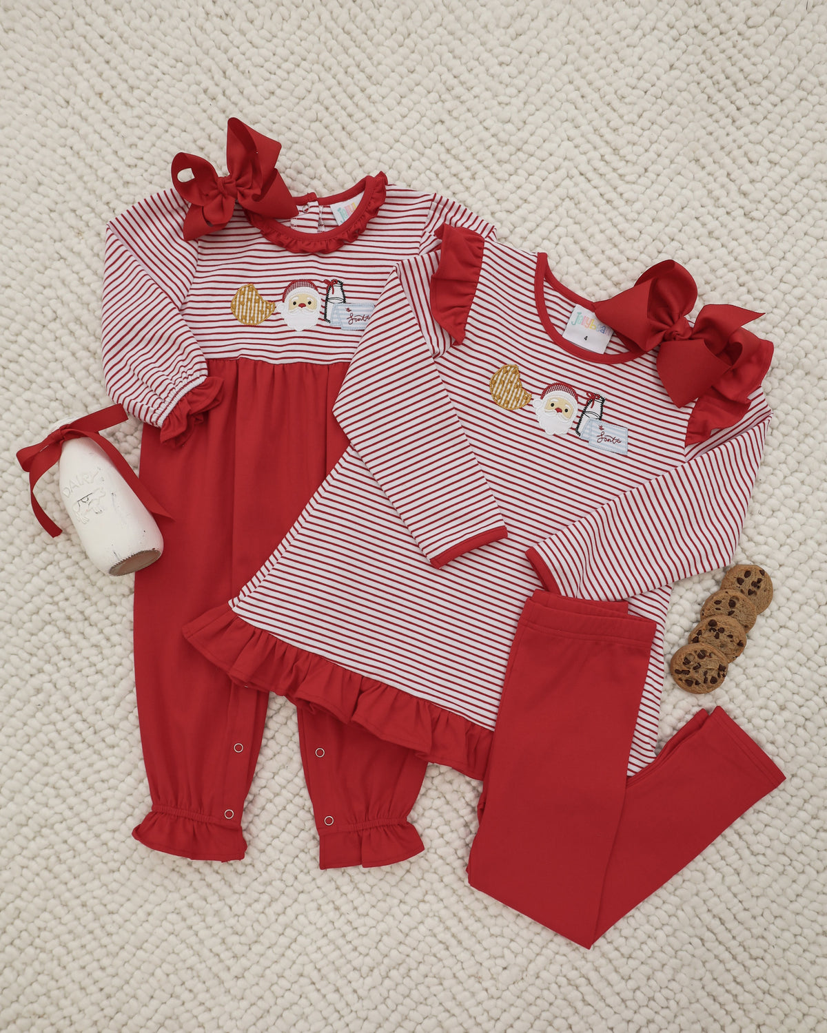 Santa's Treats Ruffle Romper