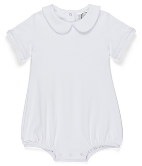 Boy's Short Sleeve Peter Pan Bubble