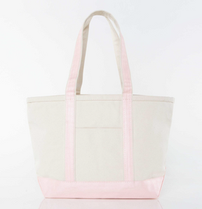 Medium Classic Metallic Canvas Tote