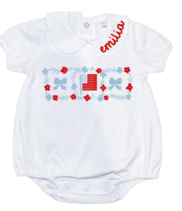 Scallop Short Sleeve Bubble