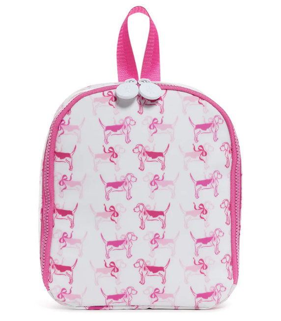 TRVL Lunch Box Bring It- Puppy Love (Blue & Pink)