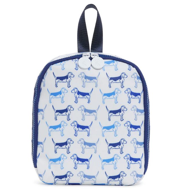 TRVL Lunch Box Bring It- Puppy Love (Blue & Pink)