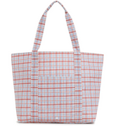Jumbo Tote- Classic Plaid Red