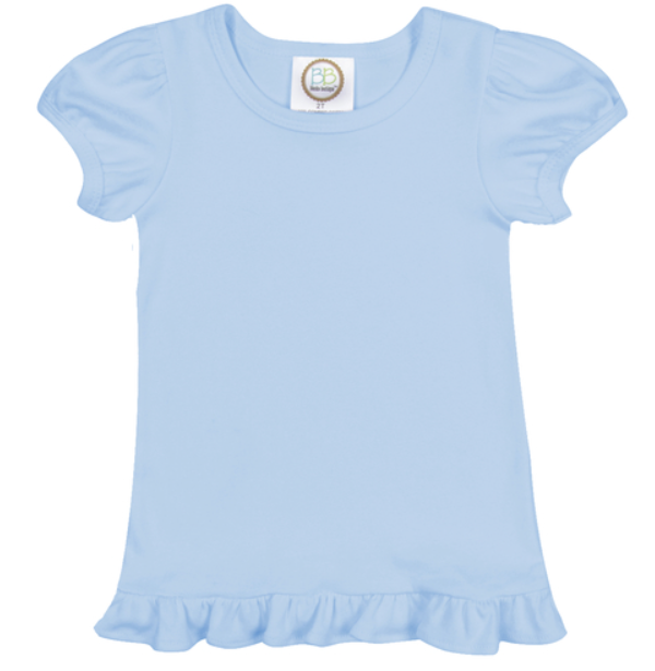 Girl's Ruffle Short Sleeve T-Shirt