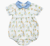 Boy's Watercolor Rabbit Print Bubble