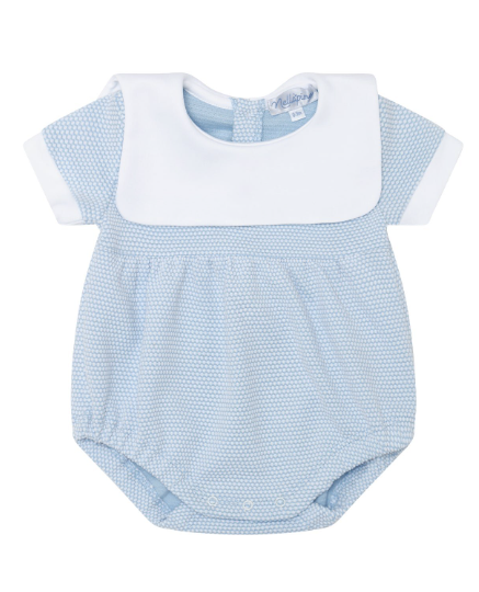 Nella Pima Boy's Blue Bubble Onesie
