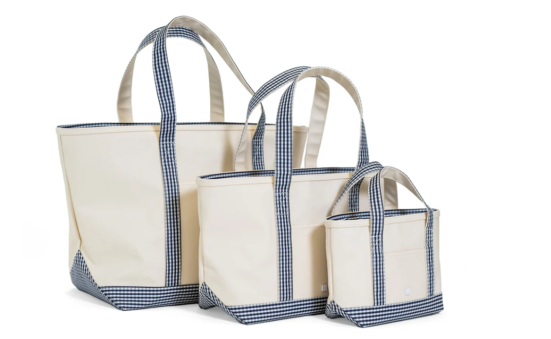 TRVL Navy Gingham
