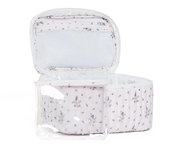 Quilted Train Set Cosmetic Case