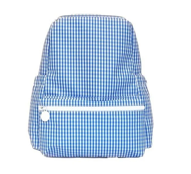 TRVL Backpacker- Gingham Royal