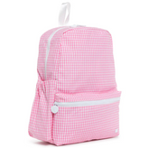 TRVL Backpacker- Gingham Pink