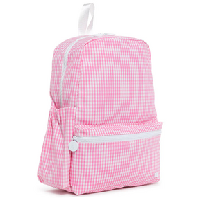 TRVL Backpacker- Gingham Pink