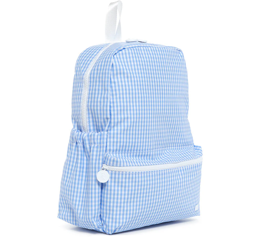 TRVL Mini Backer- Gingham Sky