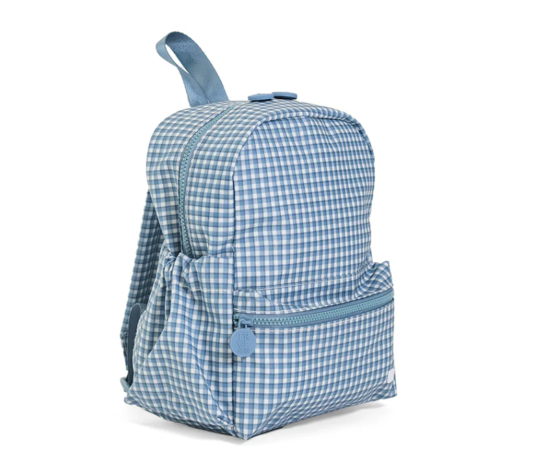 TRVL Mini Backer- Rodeo Check Indigo