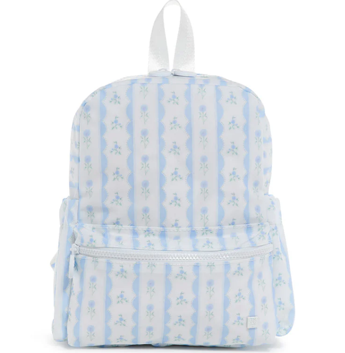 TRVL Mini Backer- Blue Ribbon Floral