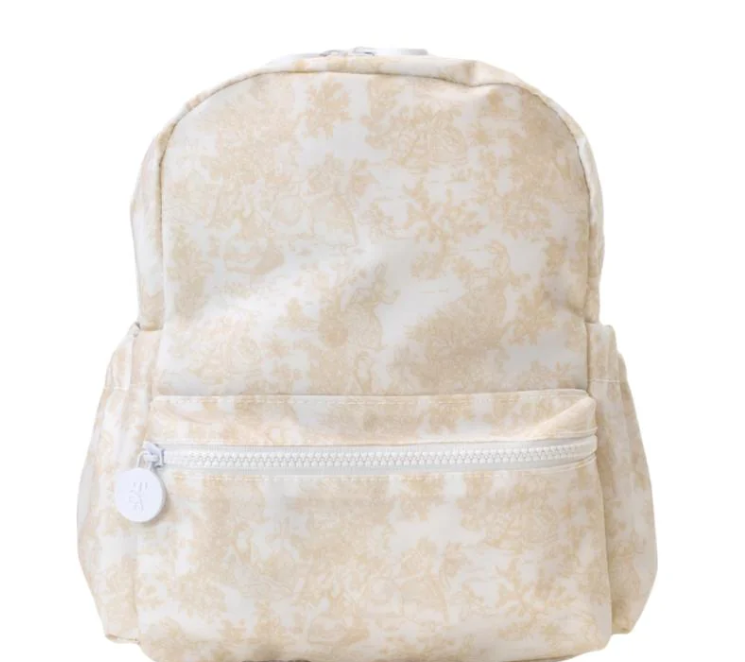 TRVL Mini Backer- Bunny Toile Sand