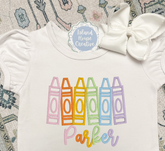 Girl's Pastel Pack of Crayons