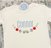 Boy's Back To School Bus Frame T-Shirt