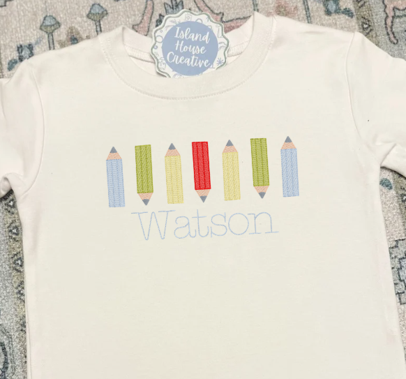 Boy's Crayons in a row T-Shirt