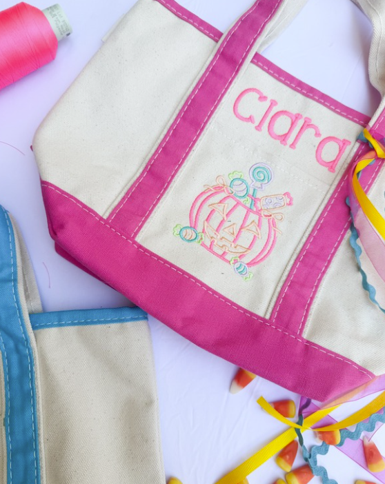 Mini Canvas Tote Halloween Bags