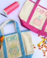 Mini Canvas Tote Halloween Bags