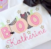 Girl’s Metallic Star Boo Shirt