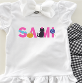 Girl’s Neon Halloween Name