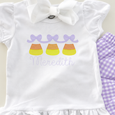 Girl’s Candy Corn Bows