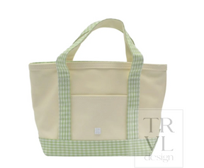 Mini Tote- Coated Canvas