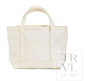 Mini Tote- Coated Canvas