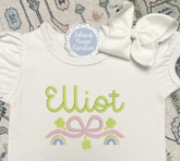 Girl's Rainbows, Bows, and Clovers