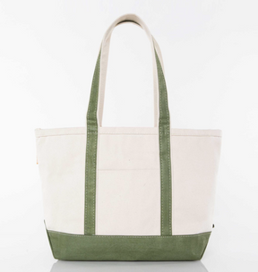 Medium Classic Metallic Canvas Tote