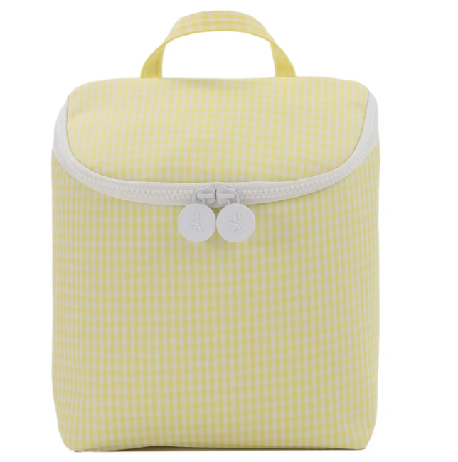 TRVL Take Away Lunch Box- Gingham Buttercup