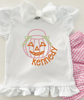 Girl's Jack O' Lantern