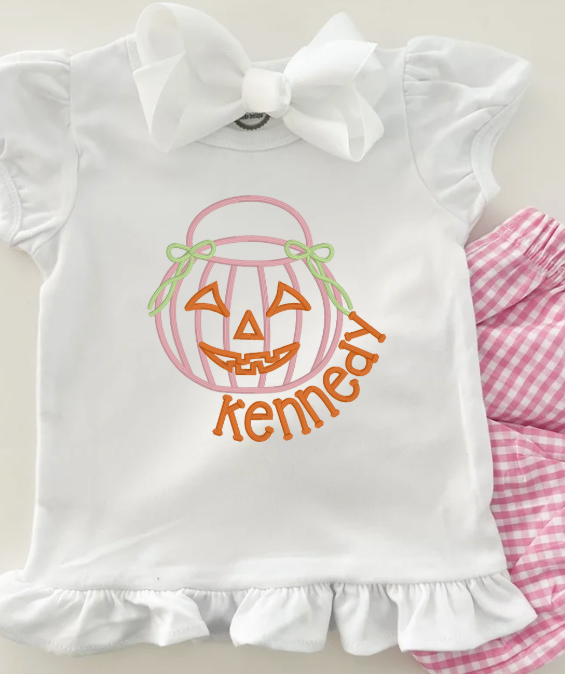 Girl's Jack O' Lantern