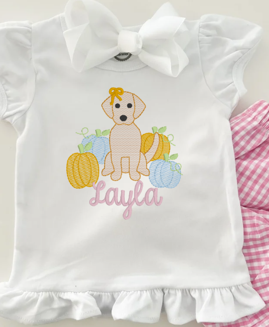 Girl's Pumpkin Pups