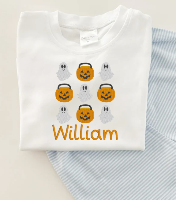 Boy's Pumpkins & Ghosts
