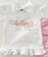 Girl's Pumpkin Letter