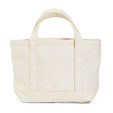 Coated Canvas Tote-Neutral