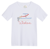 Boy's Lab Boat Valentine