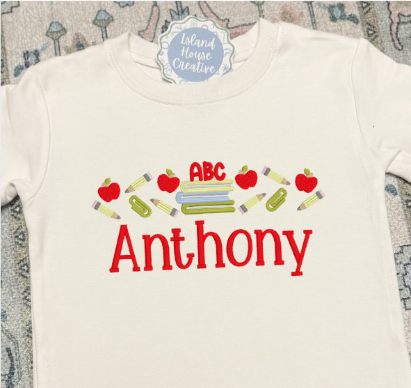 Boy's Book Stack T-Shirt