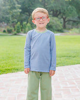 Thomas Pant Set- Dusty Blue Stripe / Sage